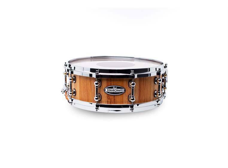 Pearl StaveCraft 14"x5" Makha Snare Drum, satin natural