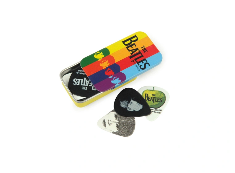 Planet Waves 1CAB4-15BT2 Plekter Beatles 15-p + Tinbox - Stripes 