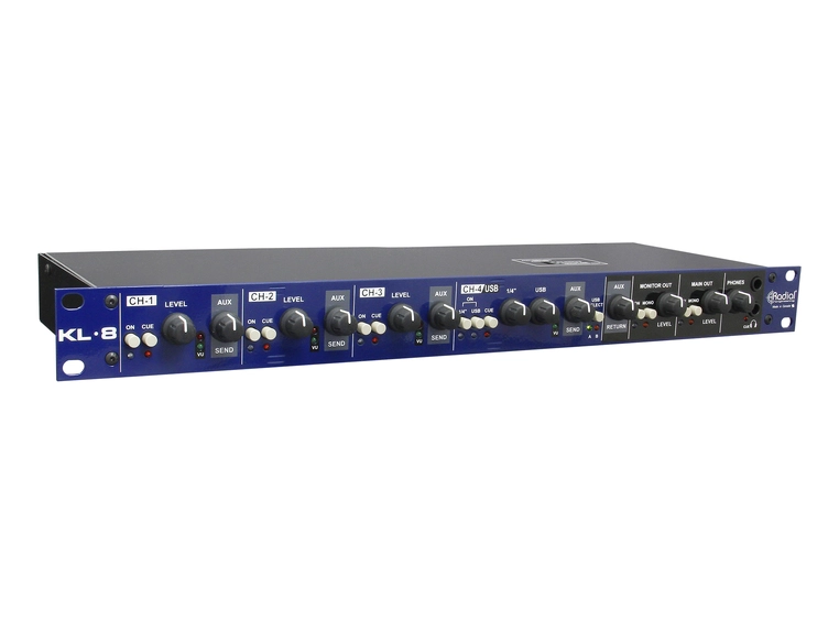 Radial KL-8 Rackmount Keyboard Mixer 