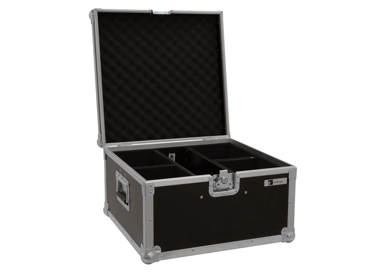 Roadinger Flightcase 4x LED IP PAR 3x8W QCL/3x9W SCL 