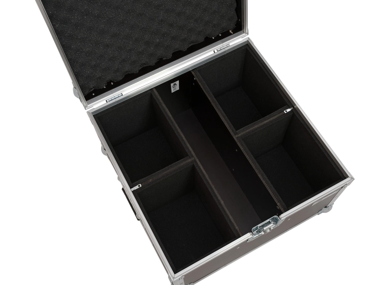 Roadinger Flightcase 4x LED IP PAR 3x8W QCL/3x9W SCL 