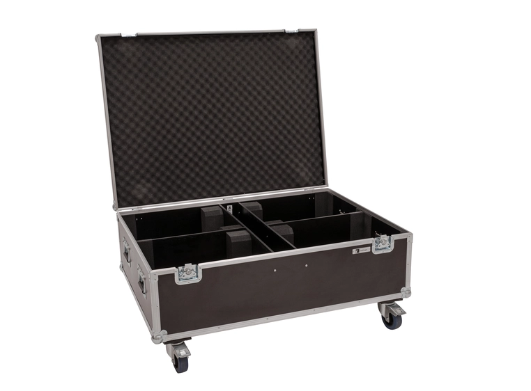 Roadinger Flightcase 4x LED THA-150F Theater-Spot 