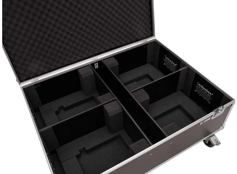 Roadinger Flightcase 4x LED THA-150F Theater-Spot 