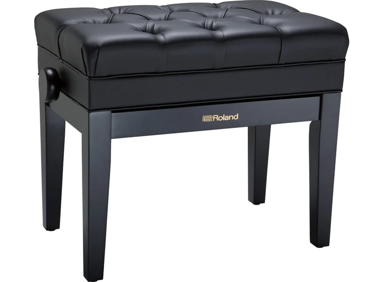 Roland RPB-500BK Piano Bench Satin Black vinyl seat music compartment 