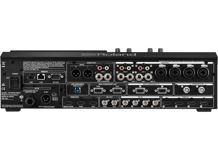 Roland VR-50HD Mk 2 Multiformat AV-Mixer for 1080p streaming&recording