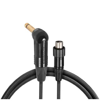 Shure WA307 instrument cable TA4F to right angle neutrik 1/4"