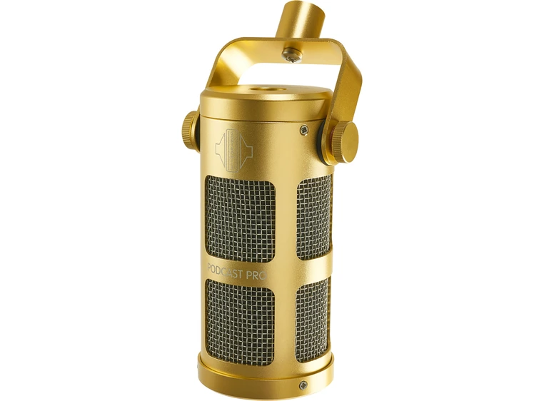 Sontronics ST-PCP-Podcast PRO Gold Dynamisk supercardioid Podcast-mikrofon 