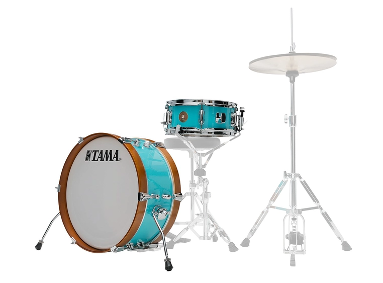 Tama LJK28S-AQB Club Jam Mini-Kit, 2-del shell kit - Aqua Blue 
