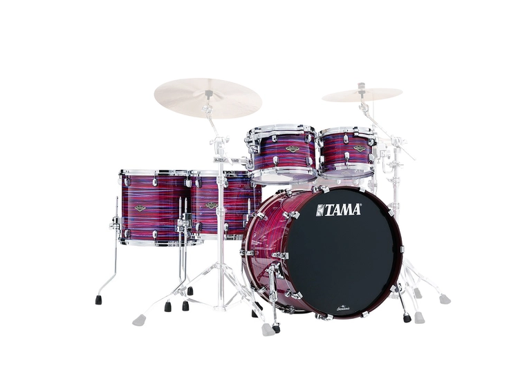 Tama WBS52RZS-LPO SC Walnut/Birch 5shell kit(10,12,14,16,22), Lcq Phantasm Oyster 
