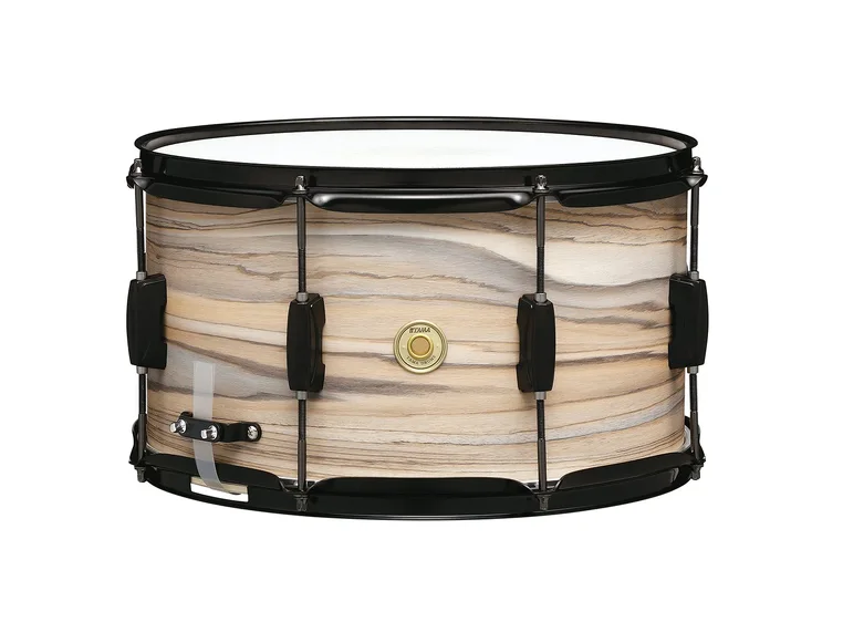 Tama WP148BK-NZW Skarptromme Woodworks 14x8 Natural Zebrawood Wrap 