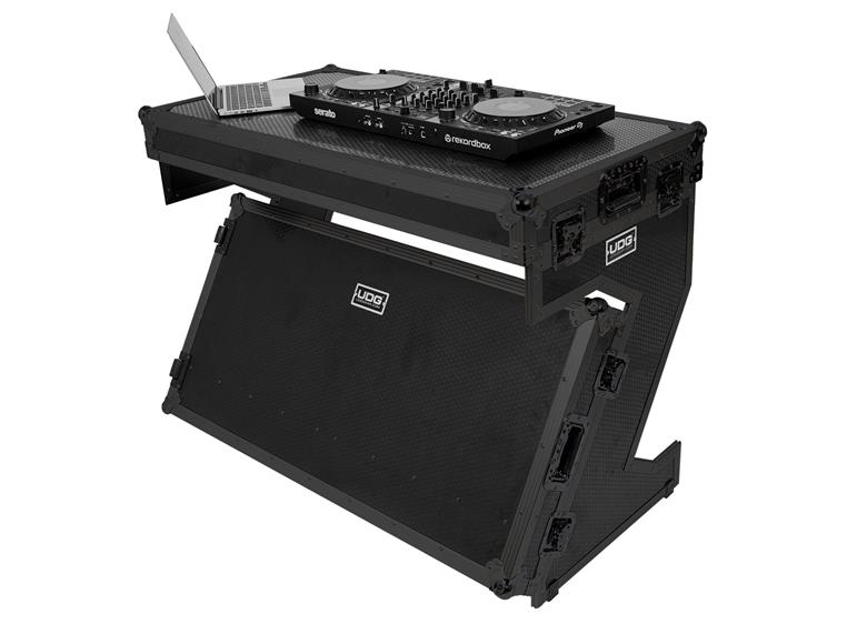 UDG Gear UDG Ultimate Flight Case Portbl Z-Style DJ Table Black Plus (Wheels)