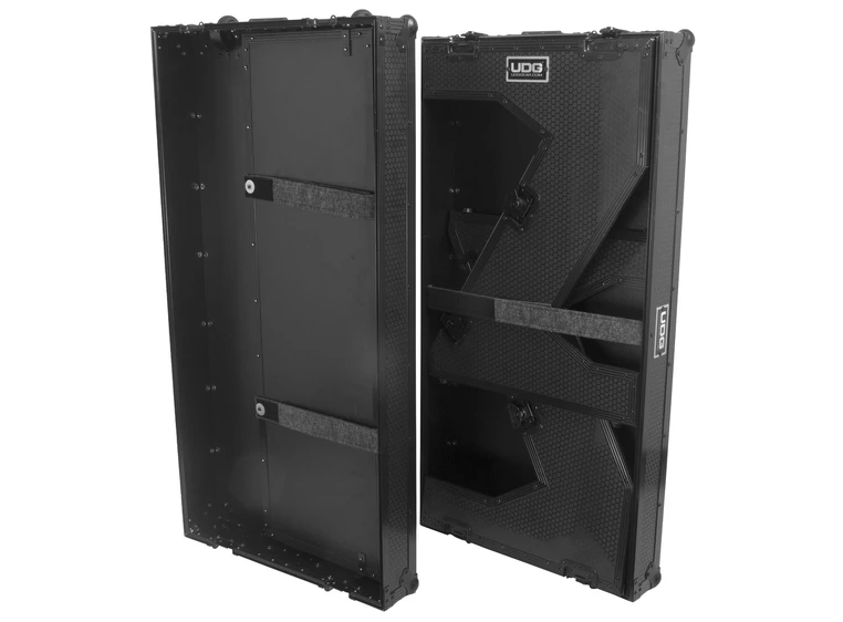UDG Gear UDG Ultimate Flight Case Portbl Z-Style DJ Table Black Plus (Wheels) 