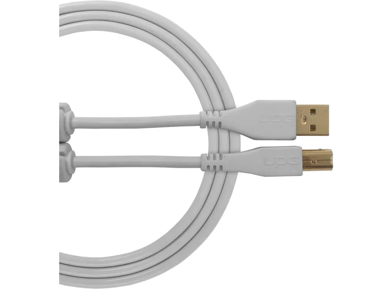 UDG Gear Ultimate USB 2.0 A-B White Straight 1m 