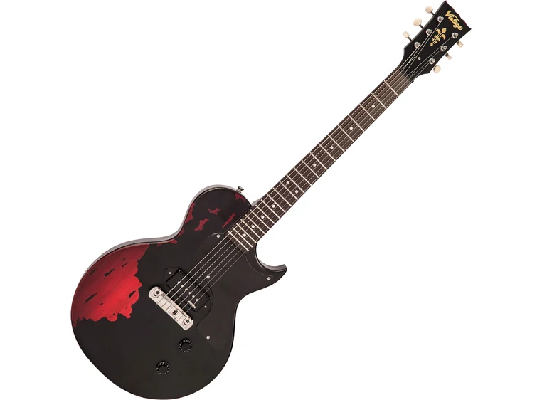 Vintage V120 Icon Distressed Black/Cherry Red 