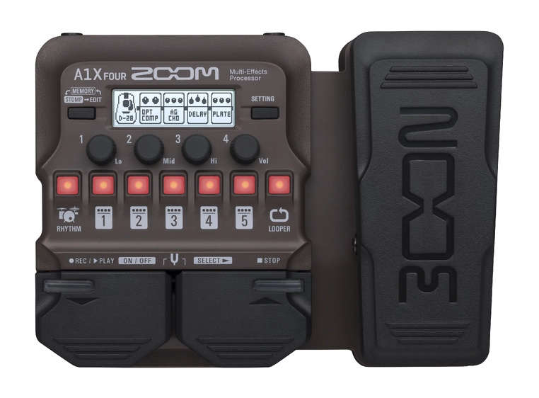 Zoom A1X FOUR akustisk gitar-prosessor 