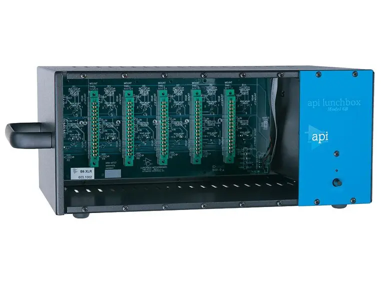 API 500-6B-HC Lunchbox 6 slots rack 500 Series rack 