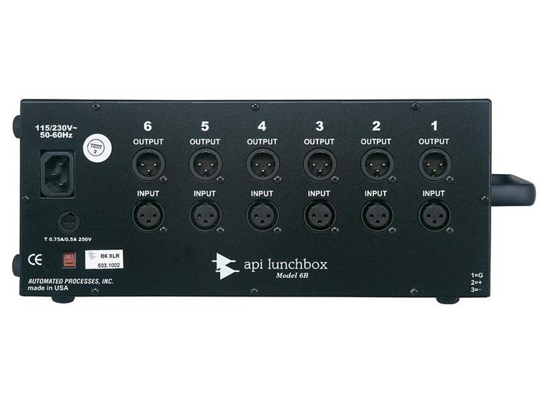API 500-6B-HC Lunchbox 6 slots rack 500 Series rack