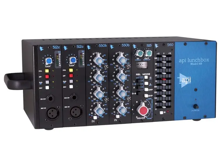 API 500-6B-HC Lunchbox 6 slots rack 500 Series rack 