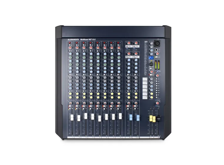 A&H Wizard 12:2 Live Mixer With Built-In Effects 8 Mic/Line 