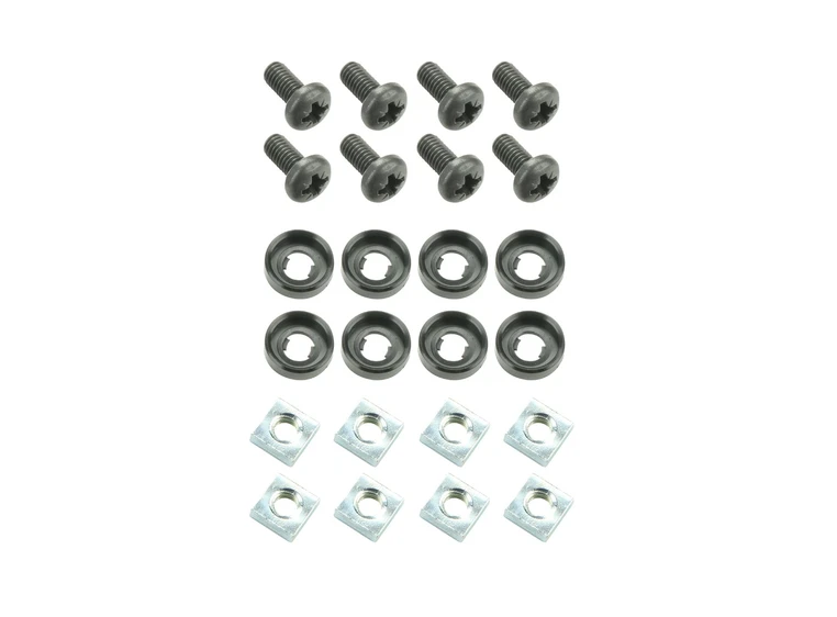Adam Hall 19" Parts 5925 M8 AH Mount Kit 2x 19" Units/Square Nuts M6 
