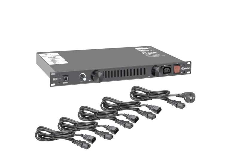 Adam Hall 19" Parts PCL 10 Power Conditioner with rack lighting 