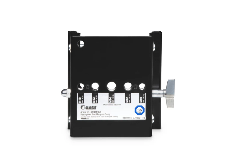 Adam Hall Accessories TENTCLAMP B Adjustable Tent Clamp, Black 