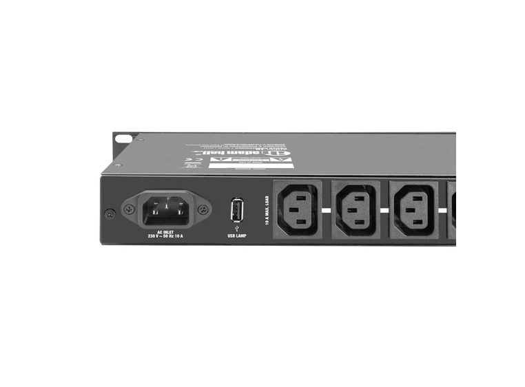Adam Hall Parts PCL 10 Power Conditioner with rack lighting 