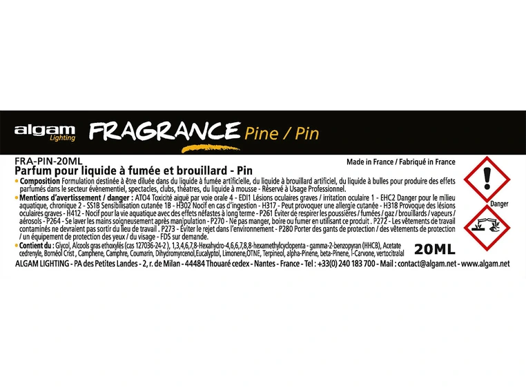 Algam Lighting 20 ML mist fragr pine FRA-PIN-20ML