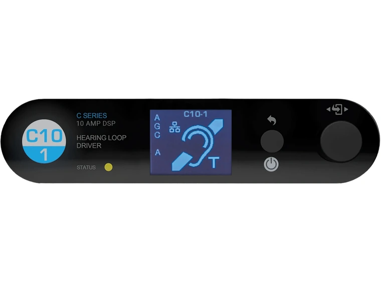 Ampetronic C10-1N Teleslynge forsterker 10A output, 1 kanaler, m/nettverk 