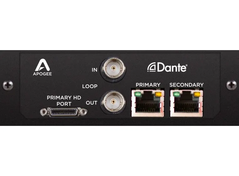 Apogee Symphony I/O MKII Dante card 
