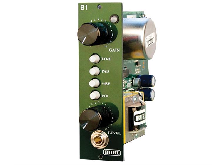 Burl Audio B1 Mikrofonforsterker 500 serien, klasse A, Nickel transformer