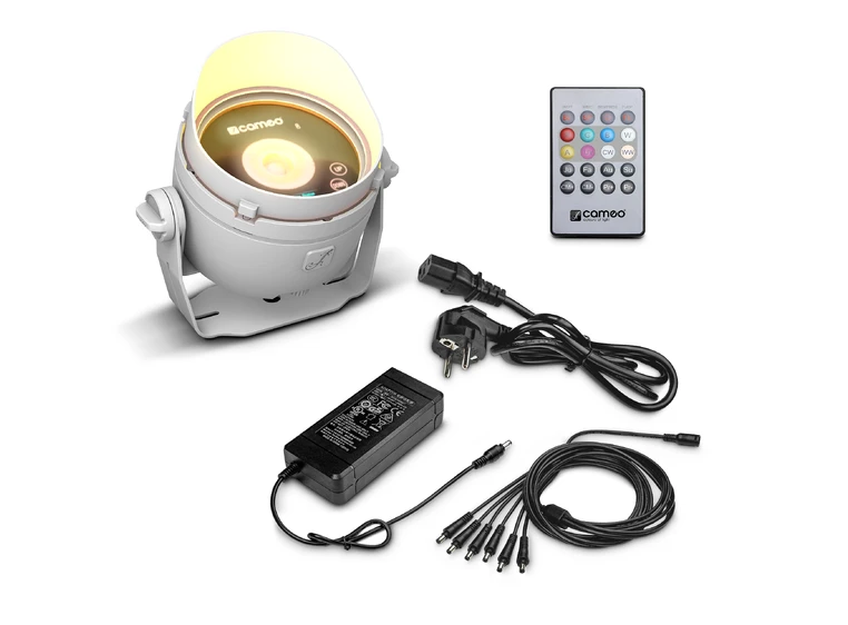 Cameo DROP B1 SET Outdoor Mini Uplight Battery-Powered w/PSU 