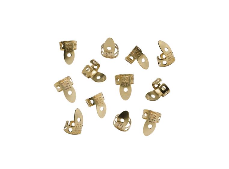 D'Addario NP2B-12 PW National Finger pick, Brass, 12-pack