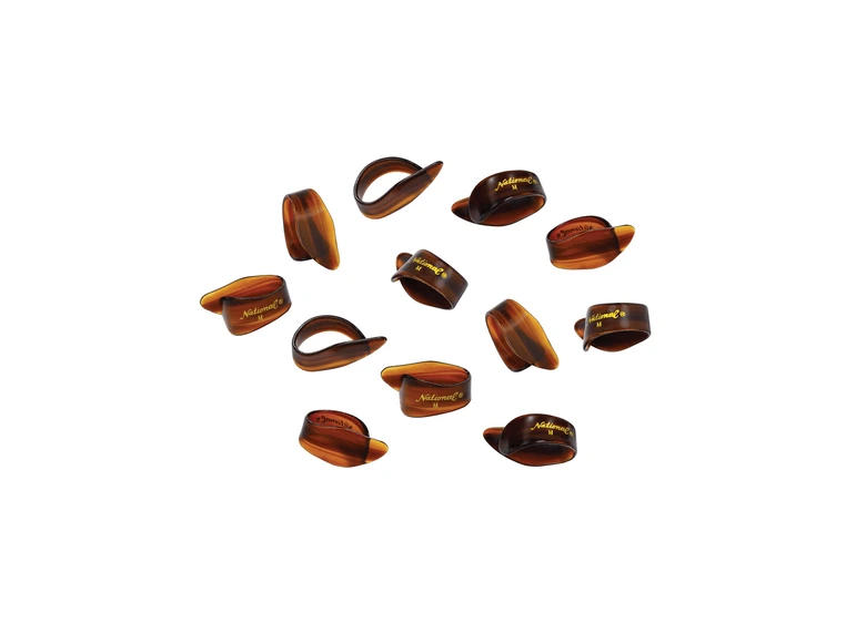 D'Addario NP7T-12 PW National Thumb pick Celluloid Shell, 12-pakning 