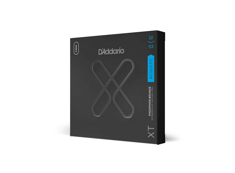 D'Addario XTAPB1253-3P Western XT Ph.B. (012-053) 3-pack 
