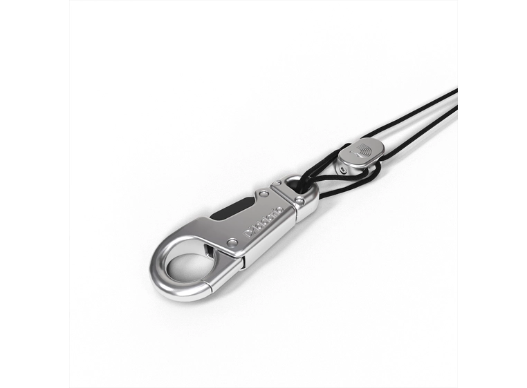 D'addario DWLSBK-LG Saxofonbånd Svart skinn 