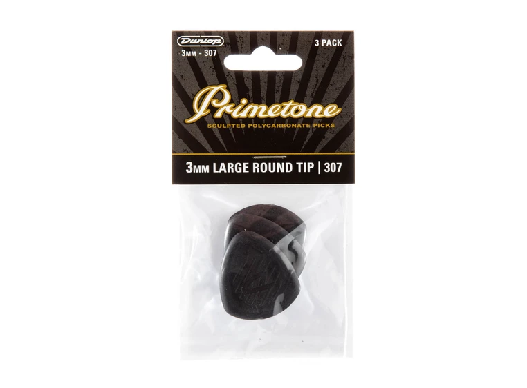 Dunlop 477P307 Primetone Round Tip 3-pakning 