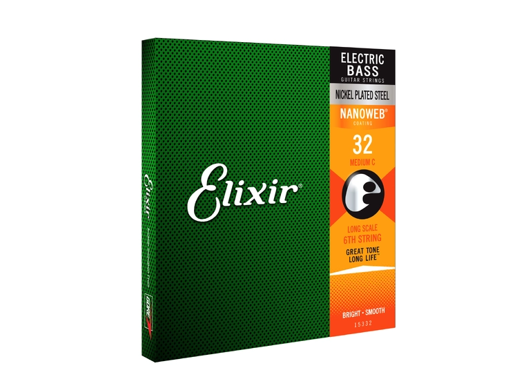 Elixir Nanoweb Bass (Medium C .032) 15332 