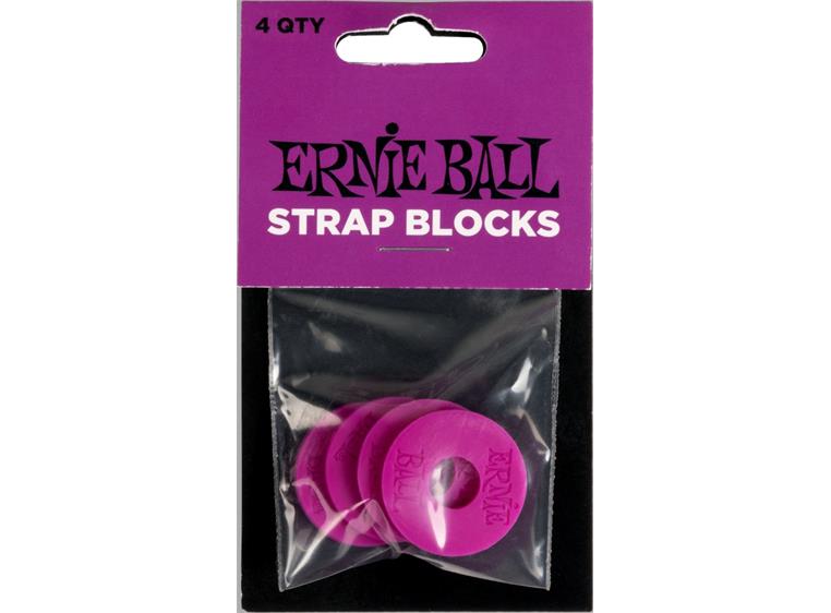 Ernie Ball EB-5618 Strap Blocks Lilla, 4 pc