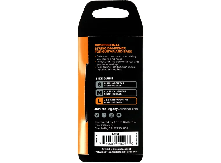 Ernie Ball EB-9614 Fretwrap Large 