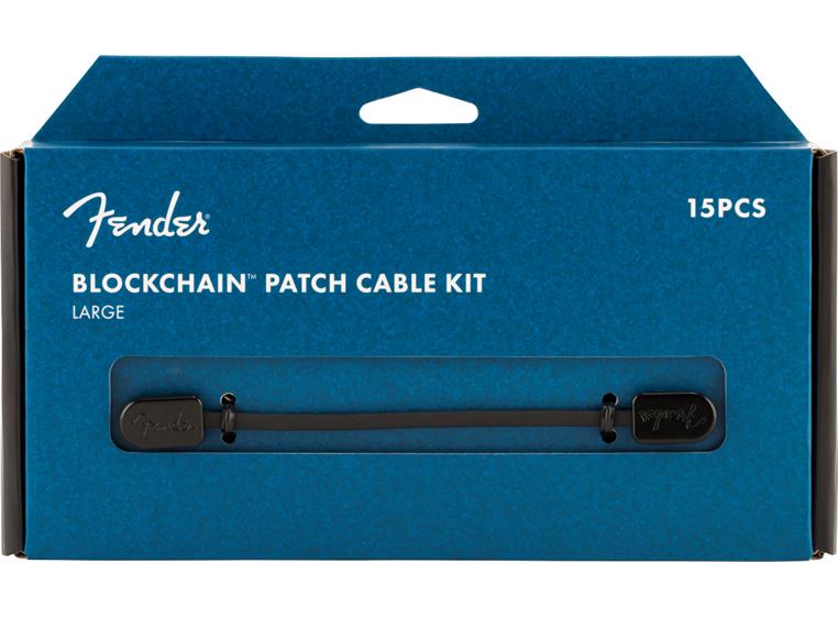 Fender Blockchain Patch Cable Kit Black, Large