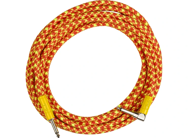 Fender MonoNeon Instrument Cable Orange, 18.6' 