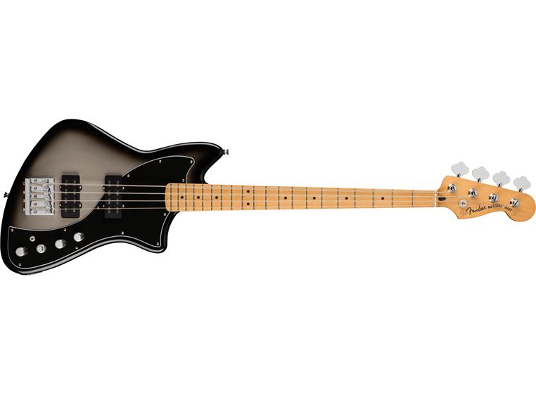 Fender Player Plus Active Meteora Bass Maple Fingerboard, Silverburst