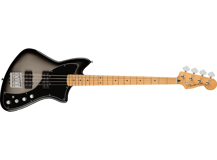 Fender Player Plus Active Meteora Bass Maple Fingerboard, Silverburst 