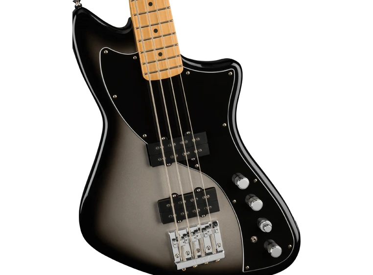Fender Player Plus Active Meteora Bass Maple Fingerboard, Silverburst 