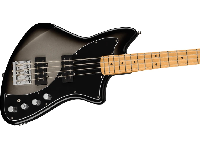 Fender Player Plus Active Meteora Bass Maple Fingerboard, Silverburst 