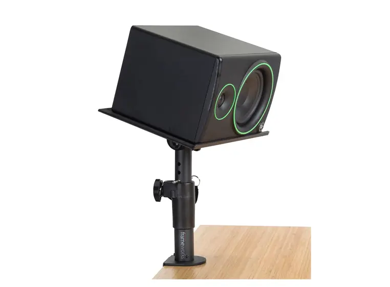 Gator Frameworks GFWSPKSTMNDSKCMP Clamp-On Studio Monitor Stand 