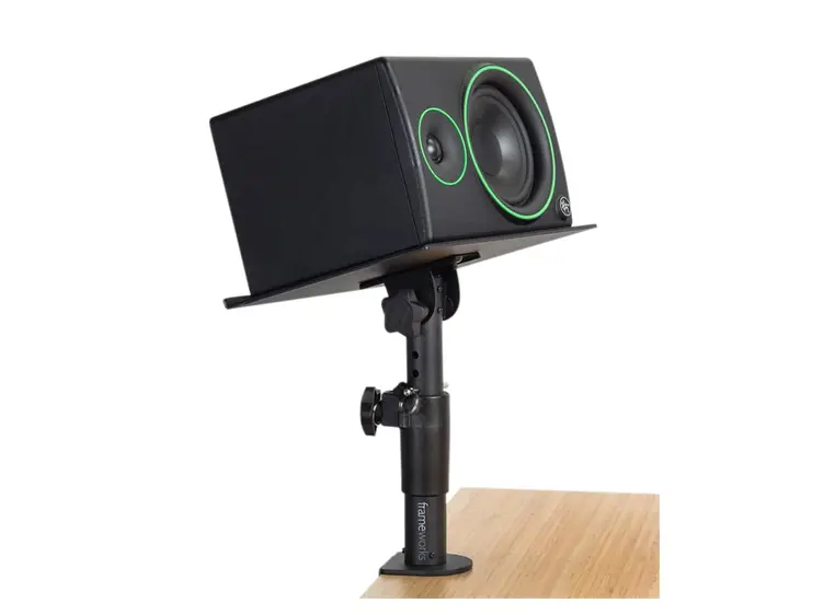 Gator Frameworks GFWSPKSTMNDSKCMP Clamp-On Studio Monitor Stand 