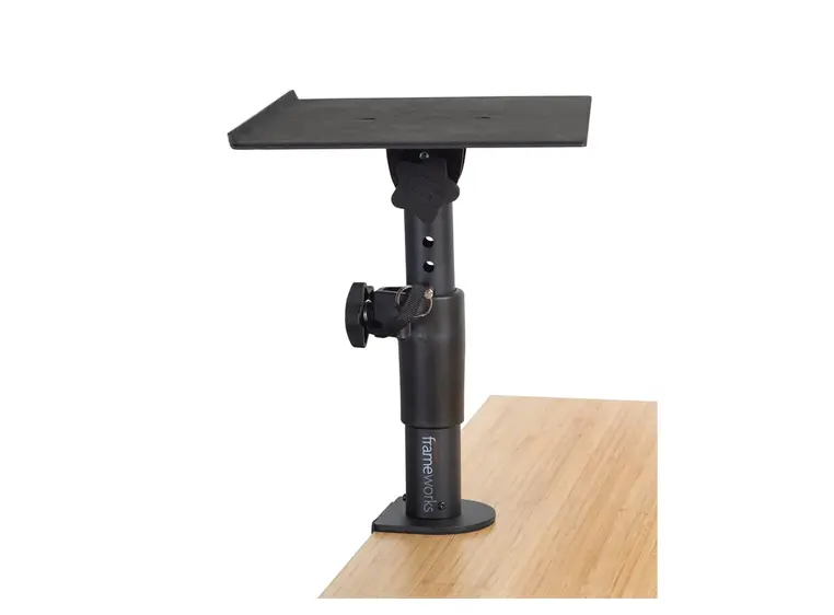 Gator Frameworks GFWSPKSTMNDSKCMP Clamp-On Studio Monitor Stand 