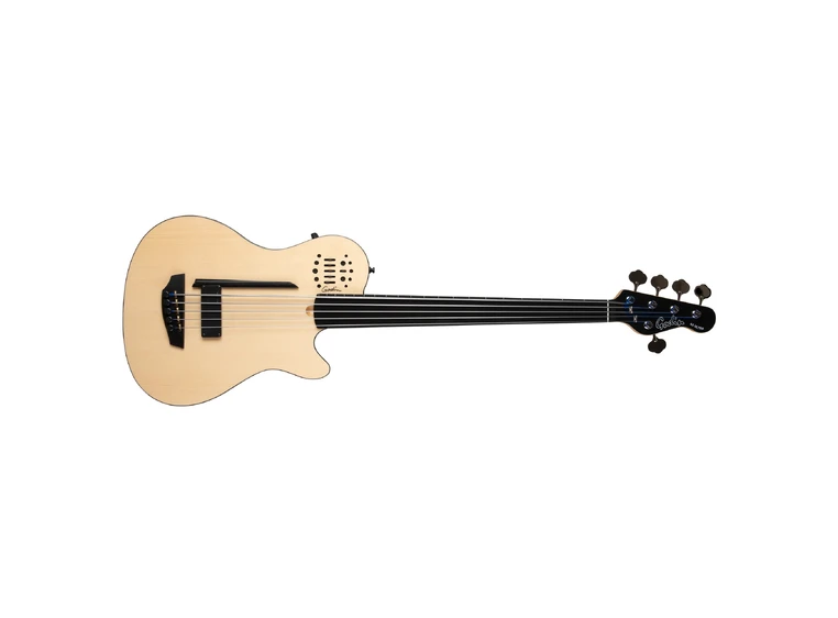 Godin A5 Natural Fretless A/E Bass 